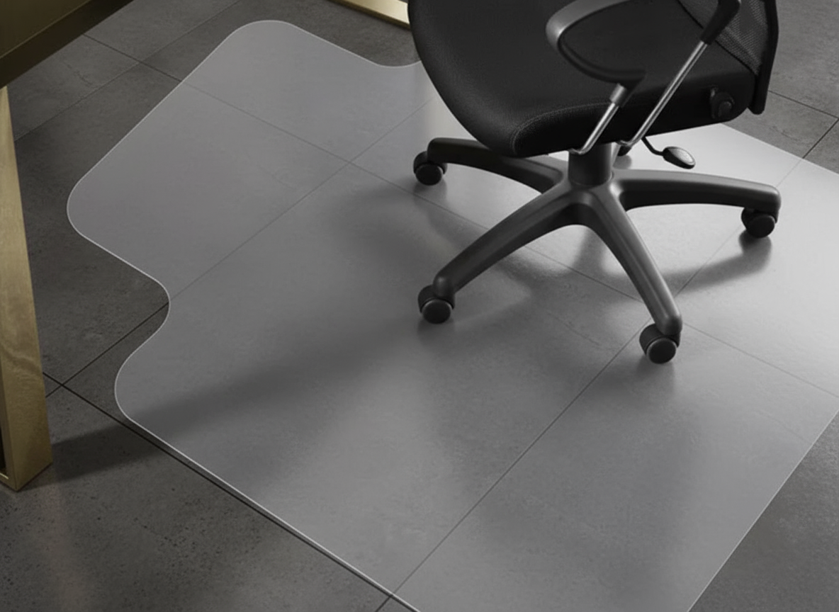 Office Chair Floor Mat Protector- Gripper (Carpet) & Flat (Hard Floor)-NEW