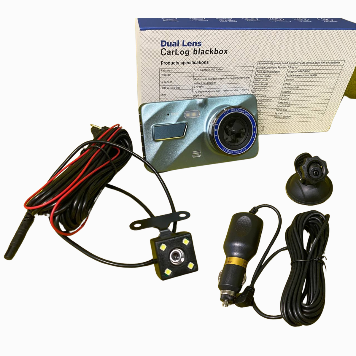 1080P Car Dash Camera Dual Front Rear Video DVR Recorder Night Vision G Sensor