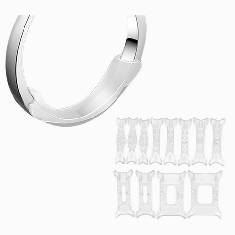 12PCS Invisible Tightener Ring Size Reducer Resizing Adjuster Pad Resizing Tools