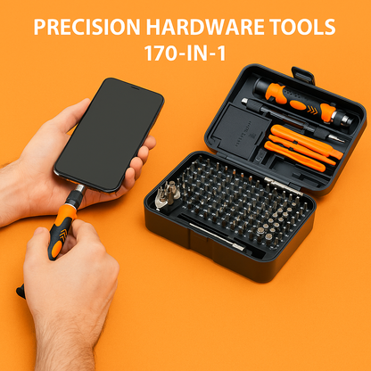 170-in-1 Precision Screwdriver Set – Electronics Repair Tool Kit (Black & Purple)-NEW