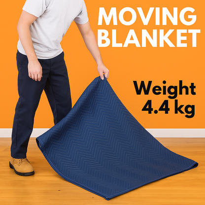 Moving Blanket Furniture Protection Heavy Duty Quilted Removalist –(5PCS)-NEW