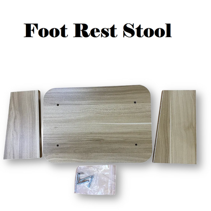 Wooden Non-Slip Desk Foot Rest Stool-NEW