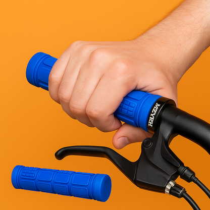 1 Pair Anti-Slip Rubber Bike Handlebar Grips| Black-New
