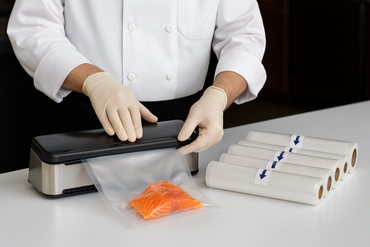 Vacuum Sealer Rolls – Pack of 6 (20 cm, BPA-Free Food Storage)-NEW