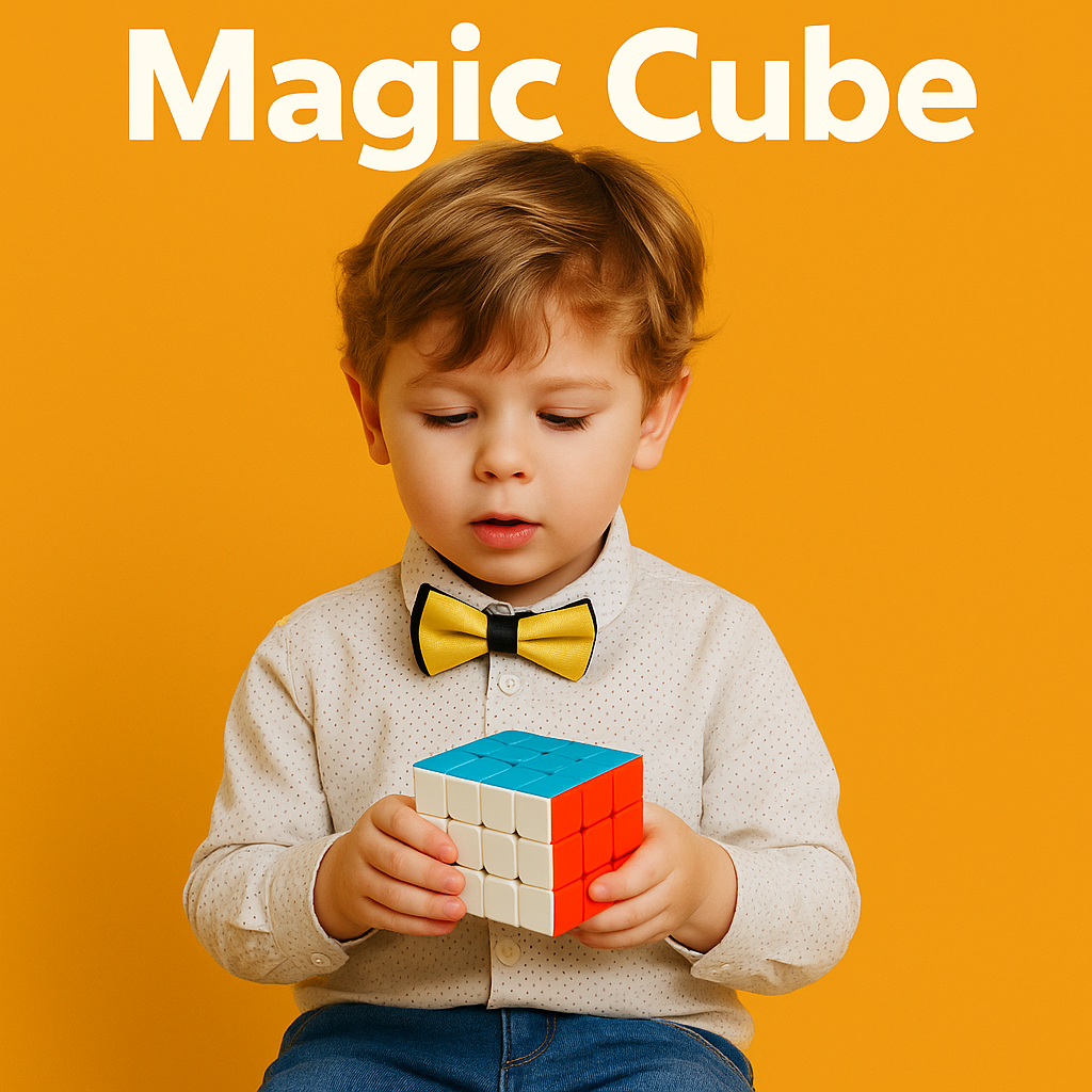 4x4 Magic Cube Puzzle – Smooth Speed Stickerless Toy-NEW