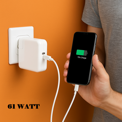 30W USB-C Power Adapter Charger + Cable for MacBook Air/Pro –(NEW)