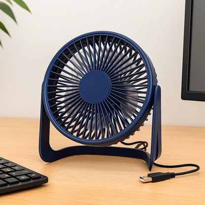 USB Small Cooling Fan – Quiet, Powerful Desk Fan with Adjustable Tilt-NEW