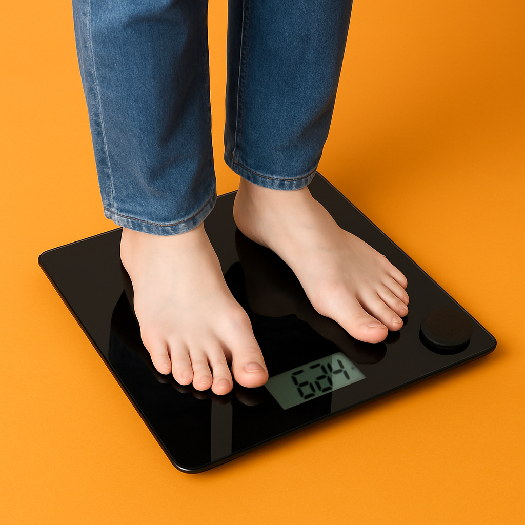 Electronic Digital Bathroom Scale – 180kg Capacity Glass Body Weight Scale -NEW