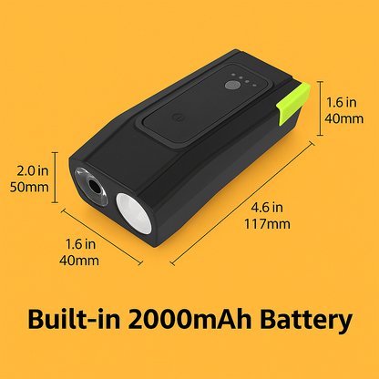 USB Rechargeable Bicycle Speaker Light with Dual LED & 2000mAh Battery-NEW