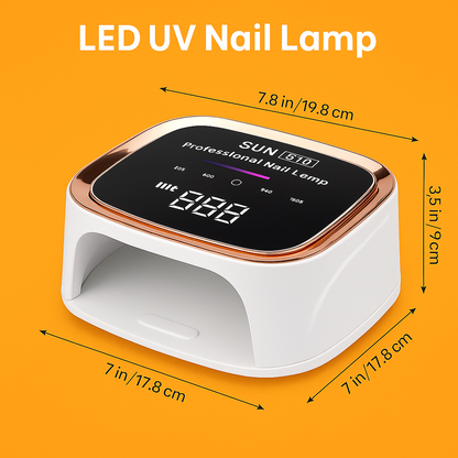 168W Cordless LED/UV Nail Lamp-NEW