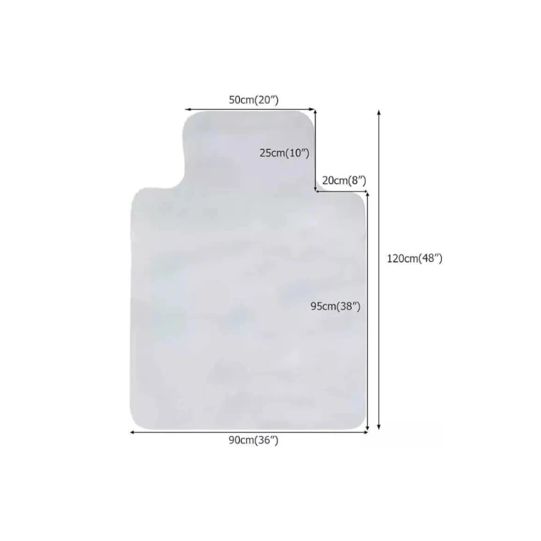 Office Chair Floor Mat Protector- Gripper (Carpet) & Flat (Hard Floor)-NEW