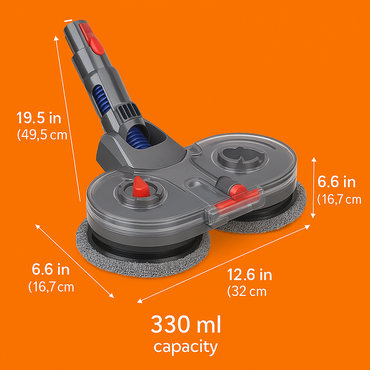 Electric Mop Head Attachment for Dyson V7 V8 V10 V11 V15 – Wet & Dry Floor Cleaner-NEW