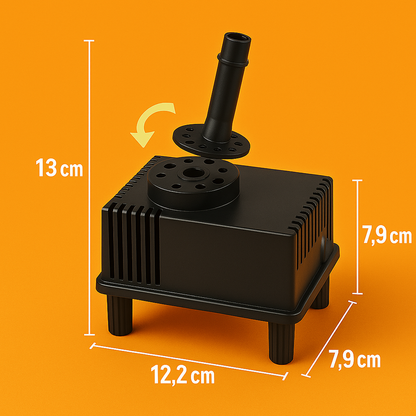Solar Powered Water Pump for Pond & Garden Fountains with Filter-New