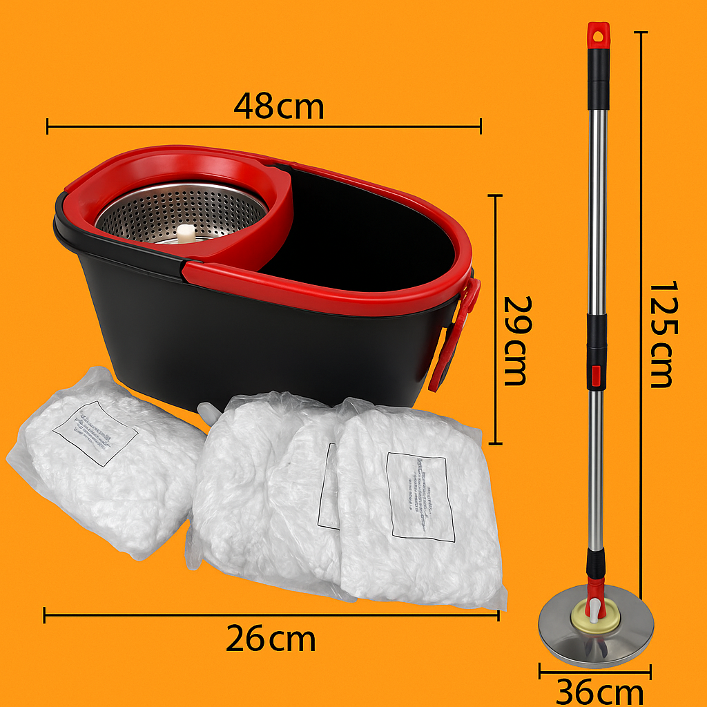 360° Spin Mop Bucket Set New