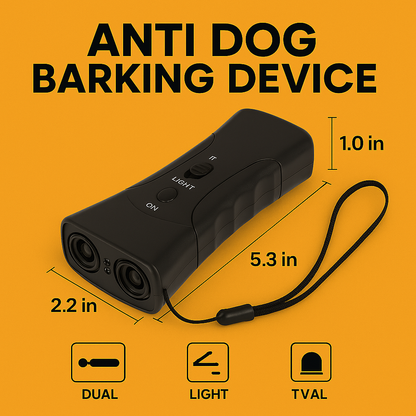 Anti Bark Device – Ultrasonic Dog Barking Control Repeller Trainer-new