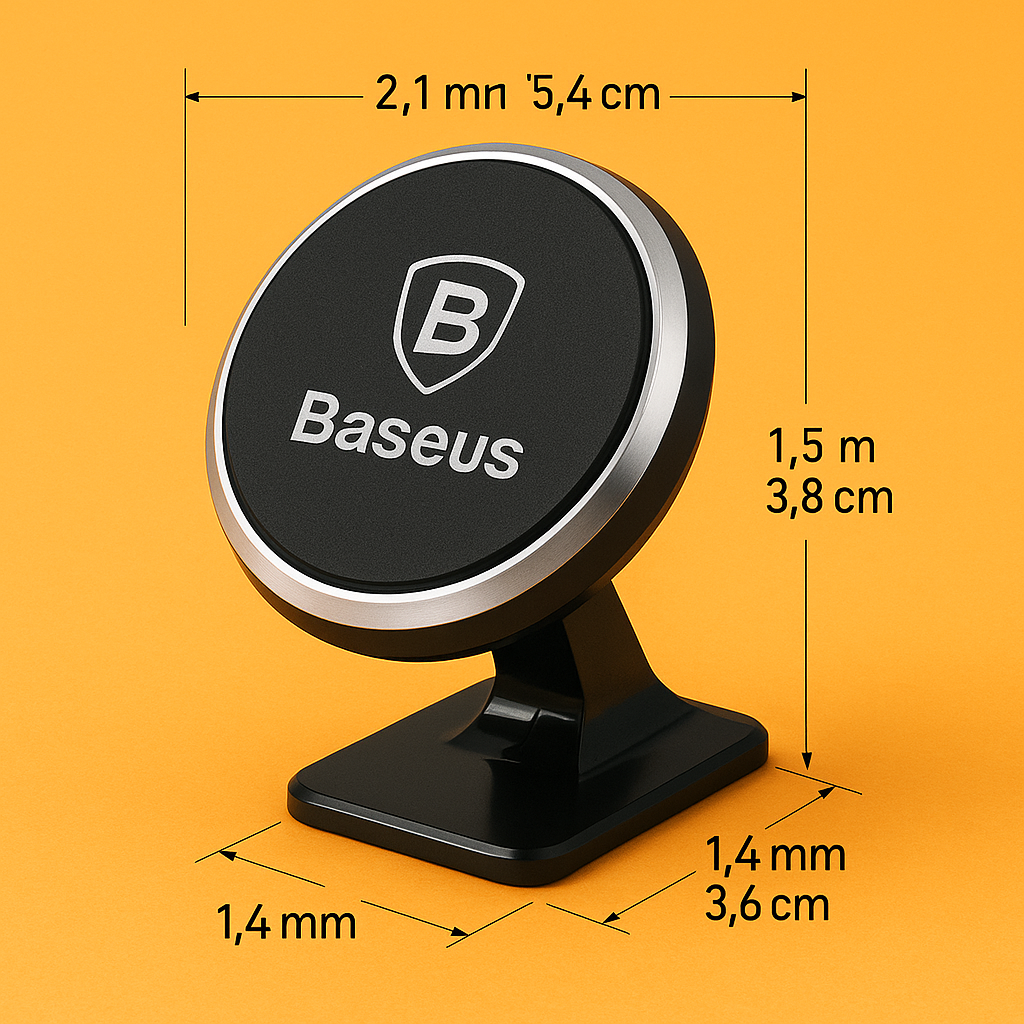 Baseus Magnetic Car Mount Holder 360° Rotation–New