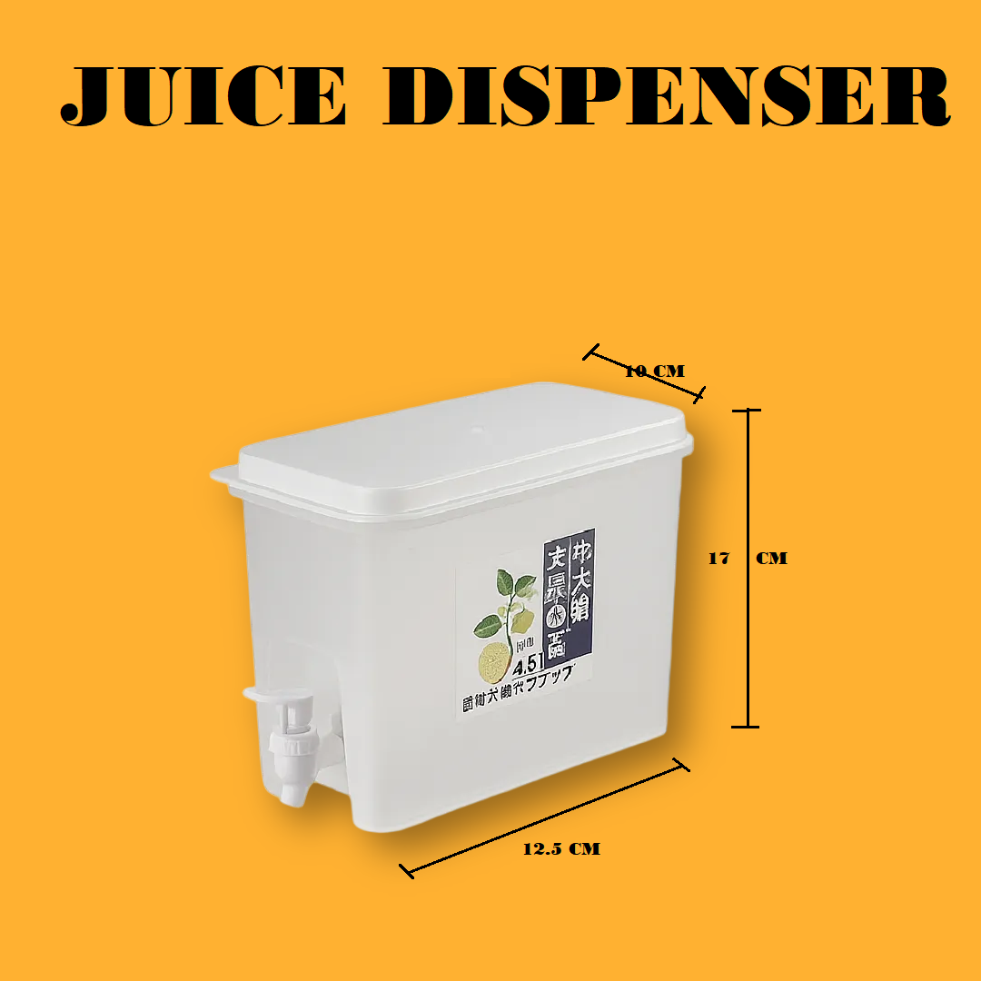 3.5L Refrigerator Cold Kettle – Jug with Tap for Water, Juice & Lemonade-new
