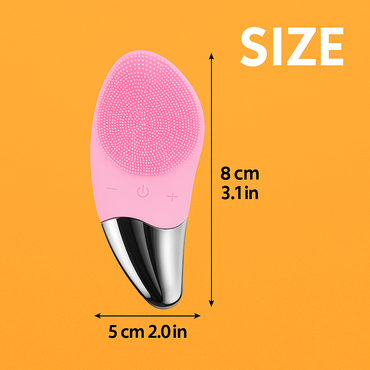 Silicone Facial Cleansing Brush – Electric Face Cleaning Brush (USB Rechargeable)-New