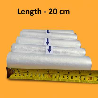Vacuum Sealer Rolls – Pack of 6 (20 cm, BPA-Free Food Storage)-NEW