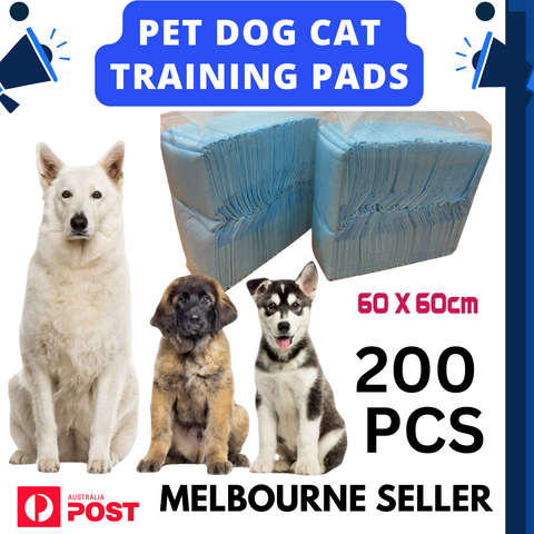 Pet Training Pads 400/200 Puppy Dog Toilet Pee Indoor Super Absorbent 60x60cm AU