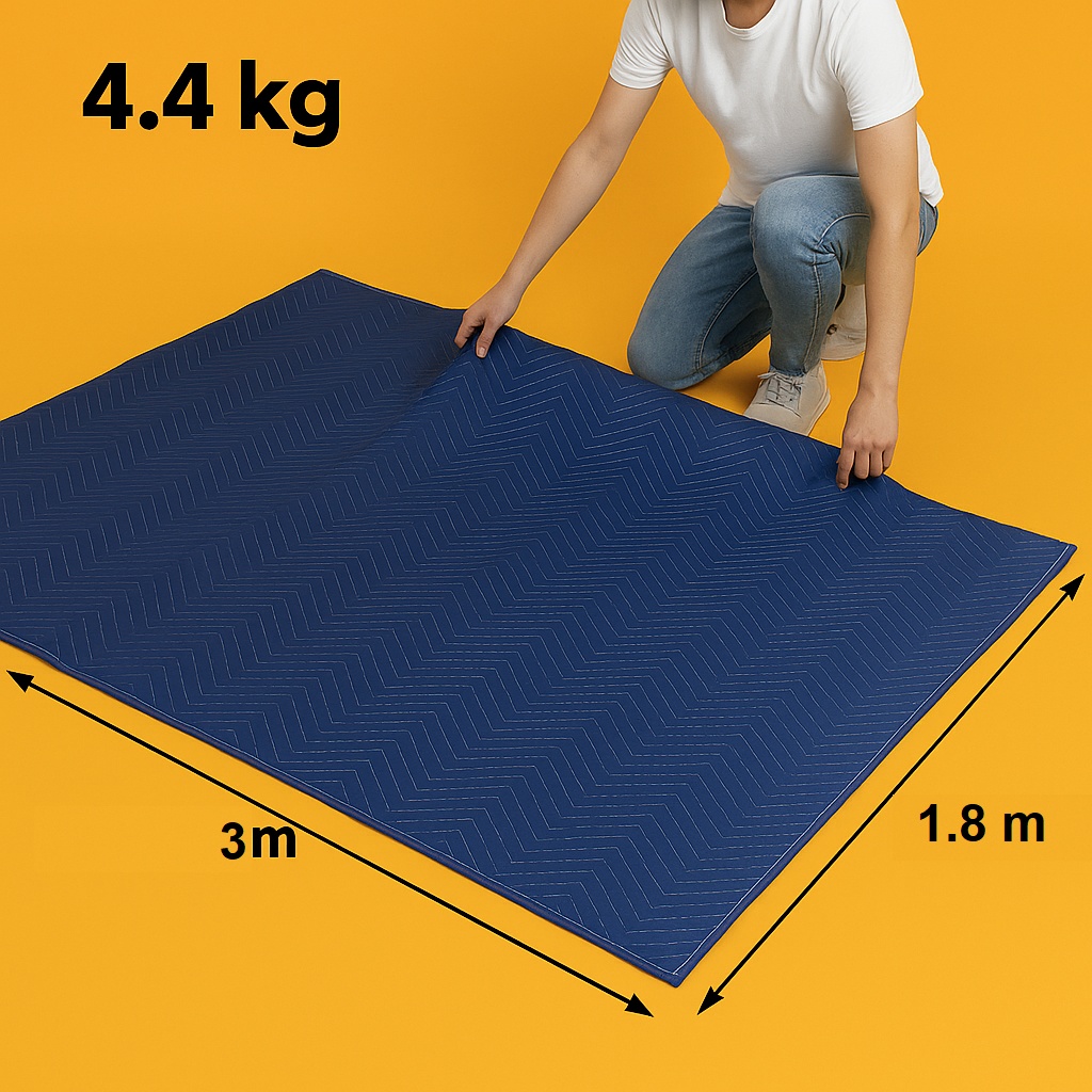 Moving Blanket Furniture Protection Heavy Duty Quilted Removalist –(5PCS)-NEW