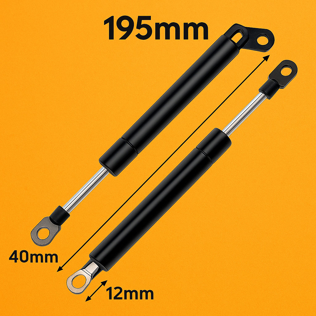 2X Rear Tailgate Struts – Slow Down Gas Damper for Ford Ranger PX / Mazda BT50-NEW