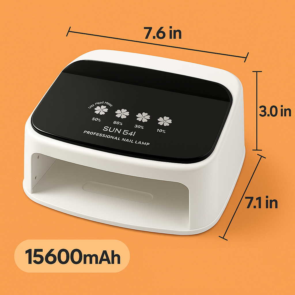 2 in 1 288W Rechargeable LED/UV Nail Lamp –NEW