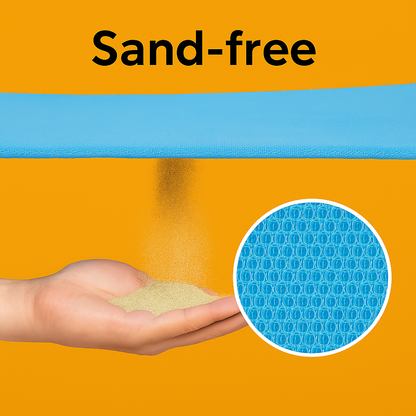 Sand Free Beach Mat – 200×200cm Sand Proof Outdoor Picnic Blanket-NEW