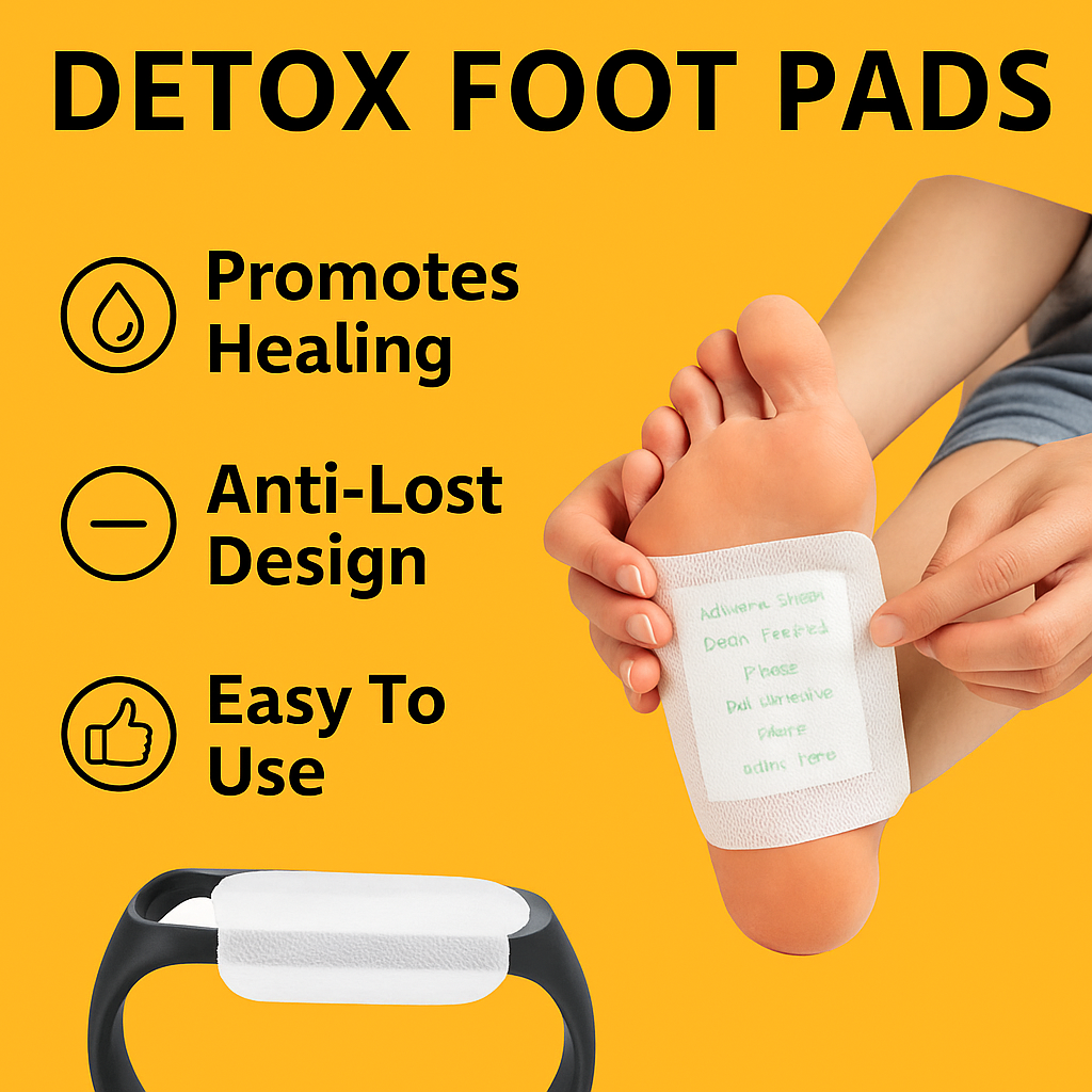 Detox Foot Pads Natural Toxin Removal – 10PCS to 400PCS Adhesive Patches -NEW