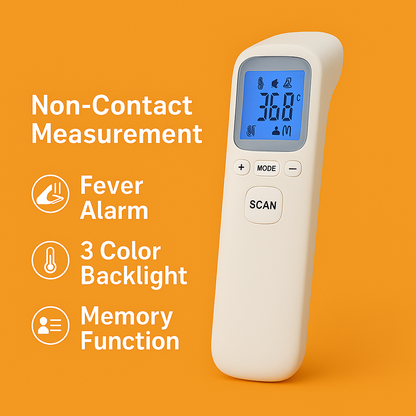 Digital LCD Infared Thermometer Gun Non Contact Forehead Ear Body Temperature AU -NEW