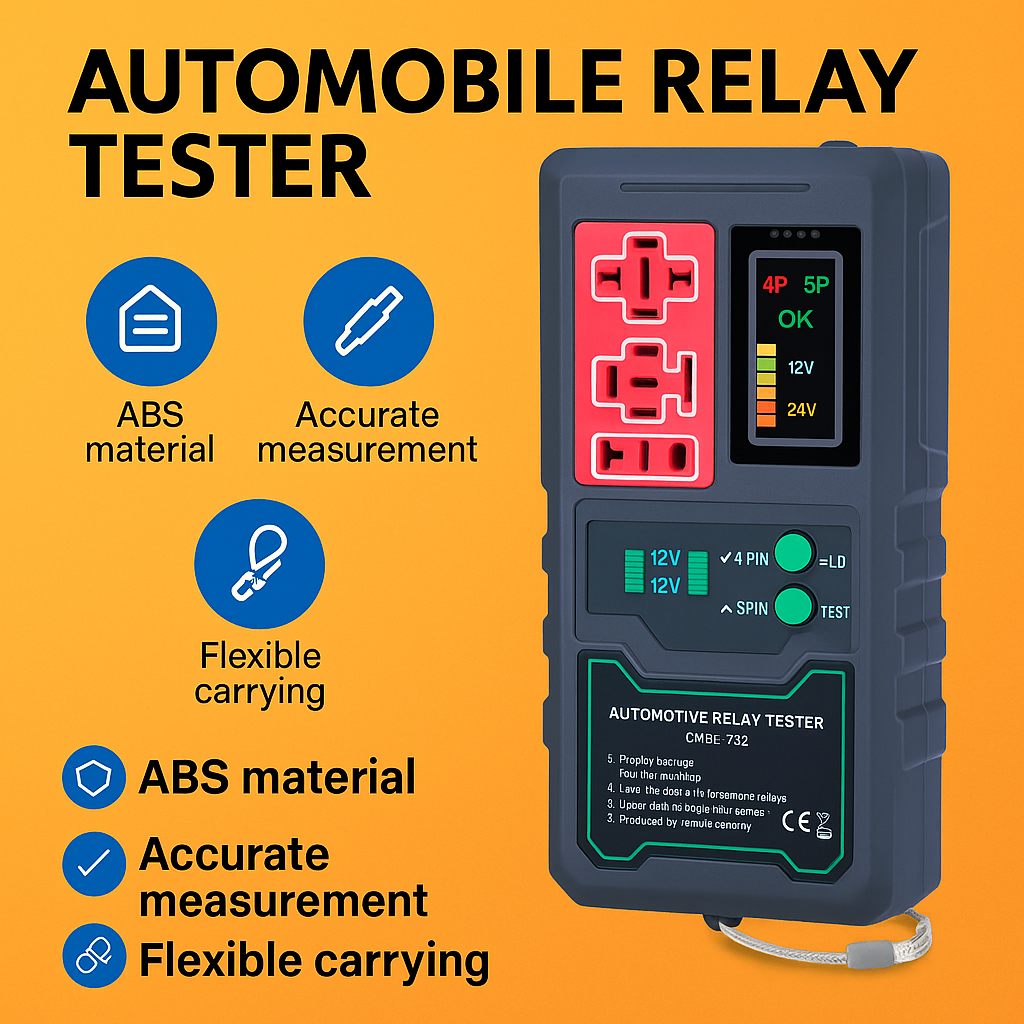 12-24V Automotive Electronic Relay Tester-New