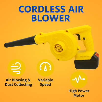 Cordless Leaf Blower Electric Handheld Dust Vacuum-NEW