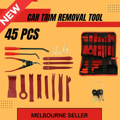 45Pcs Pry Bar Car Trim Removal Tool Auto Hand Tools Dash Panel Door Interior Kit