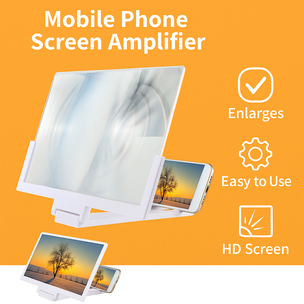 14'' Folding Mobile Phone Screen Magnifier-NEW