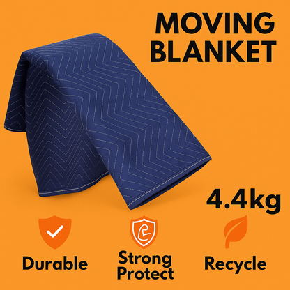 Moving Blanket Furniture Protection Heavy Duty Quilted Removalist –(5PCS)-NEW