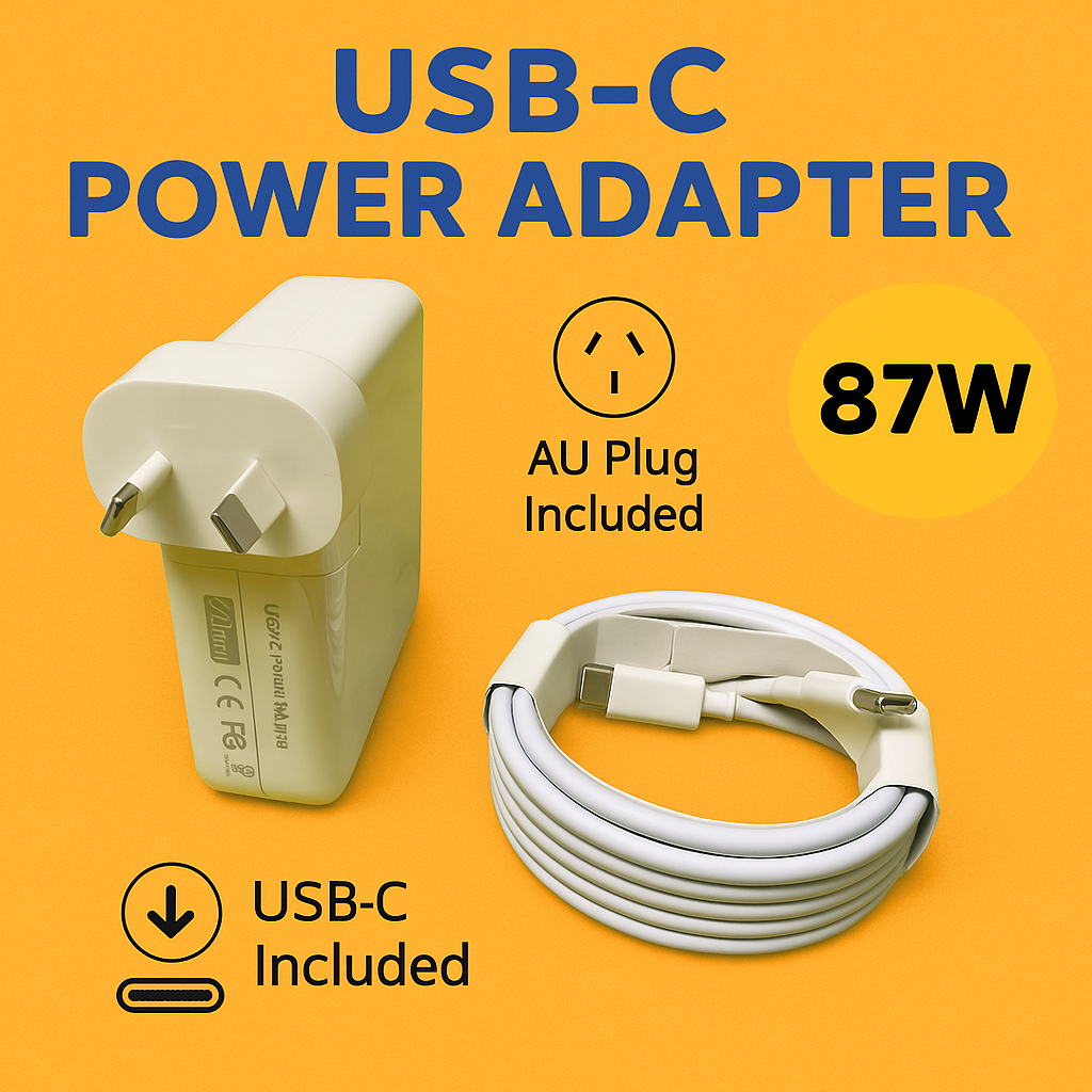 30W USB-C Power Adapter Charger + Cable for MacBook Air/Pro –(NEW)