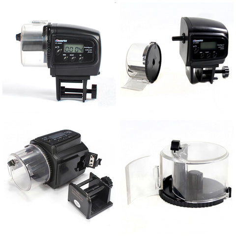 1xAquarium Auto Timer Dispenser Automatic Fish Food Feeder Pet Feeding Tank Pond