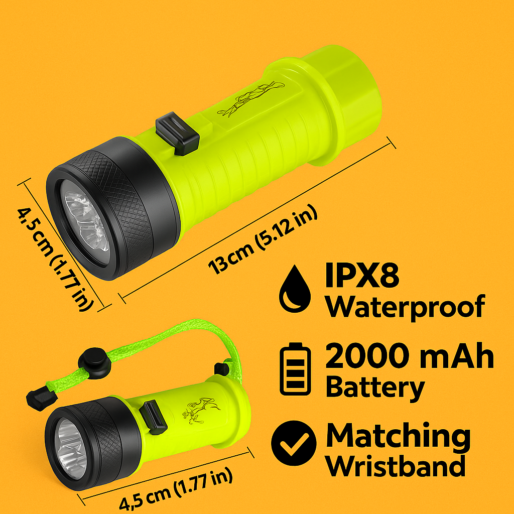Rechargeable LED Flashlight-NEW