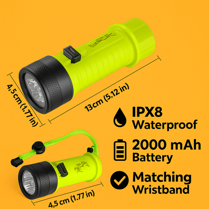 Rechargeable LED Flashlight-NEW