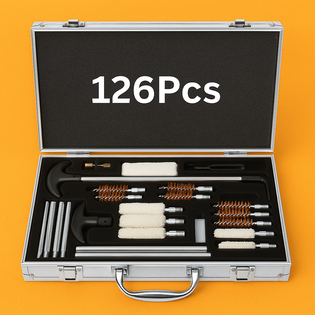 126Pcs Universal Gun Cleaning Kit-NEW
