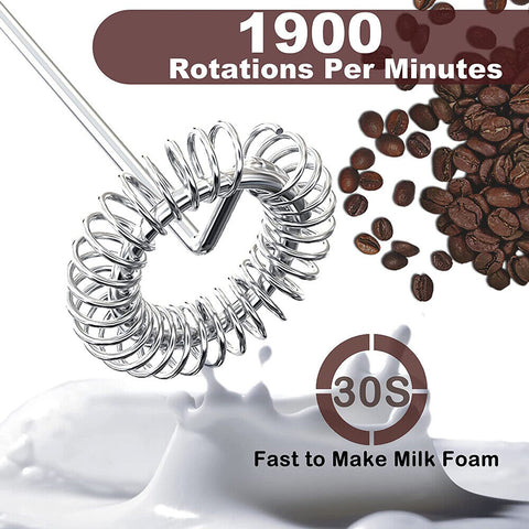 Electric Kitchen Mini Foamer Milk Frother Egg Beater Stirrer Whisk Mixer Tool AU
