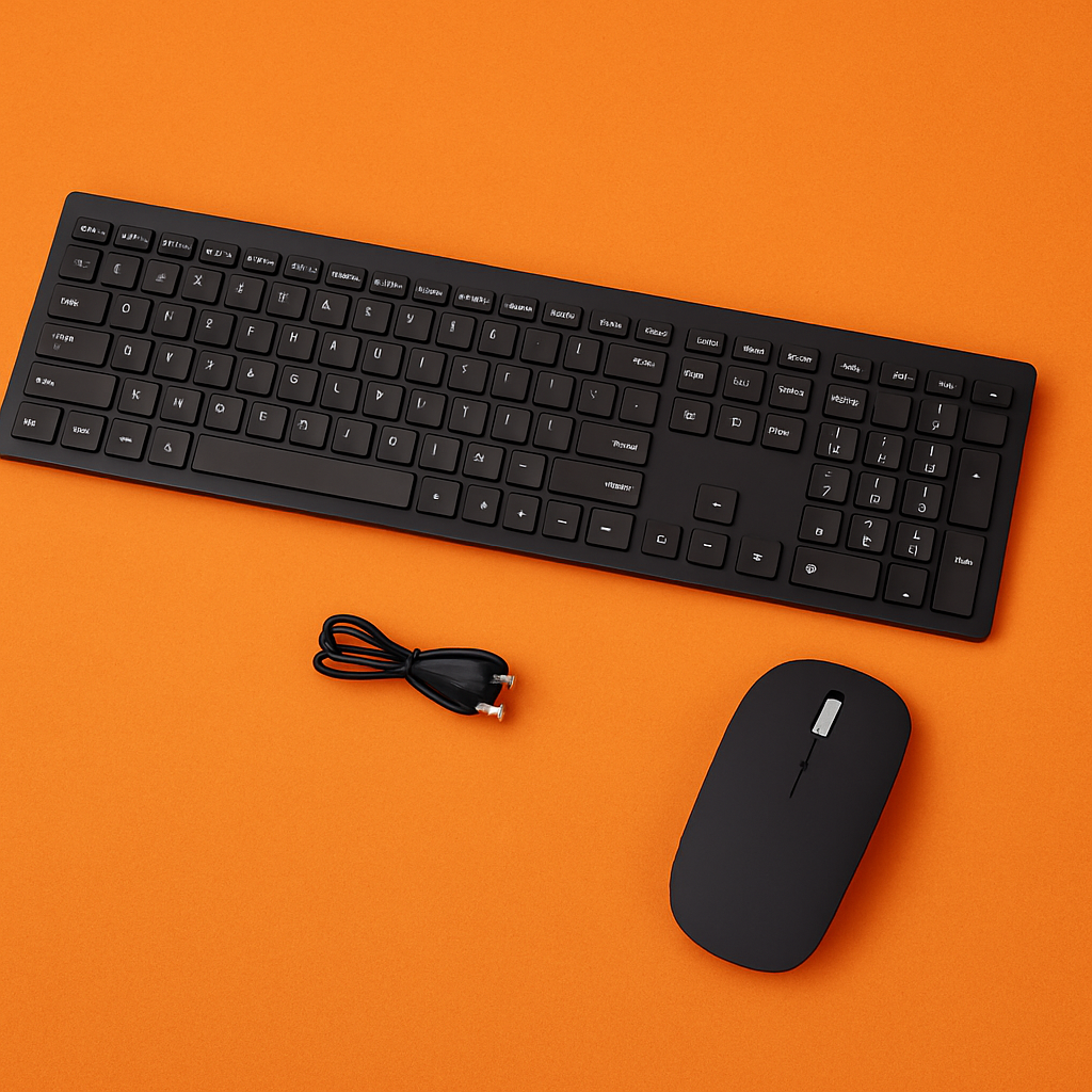 Slim Wireless Keyboard & Mouse Combo New