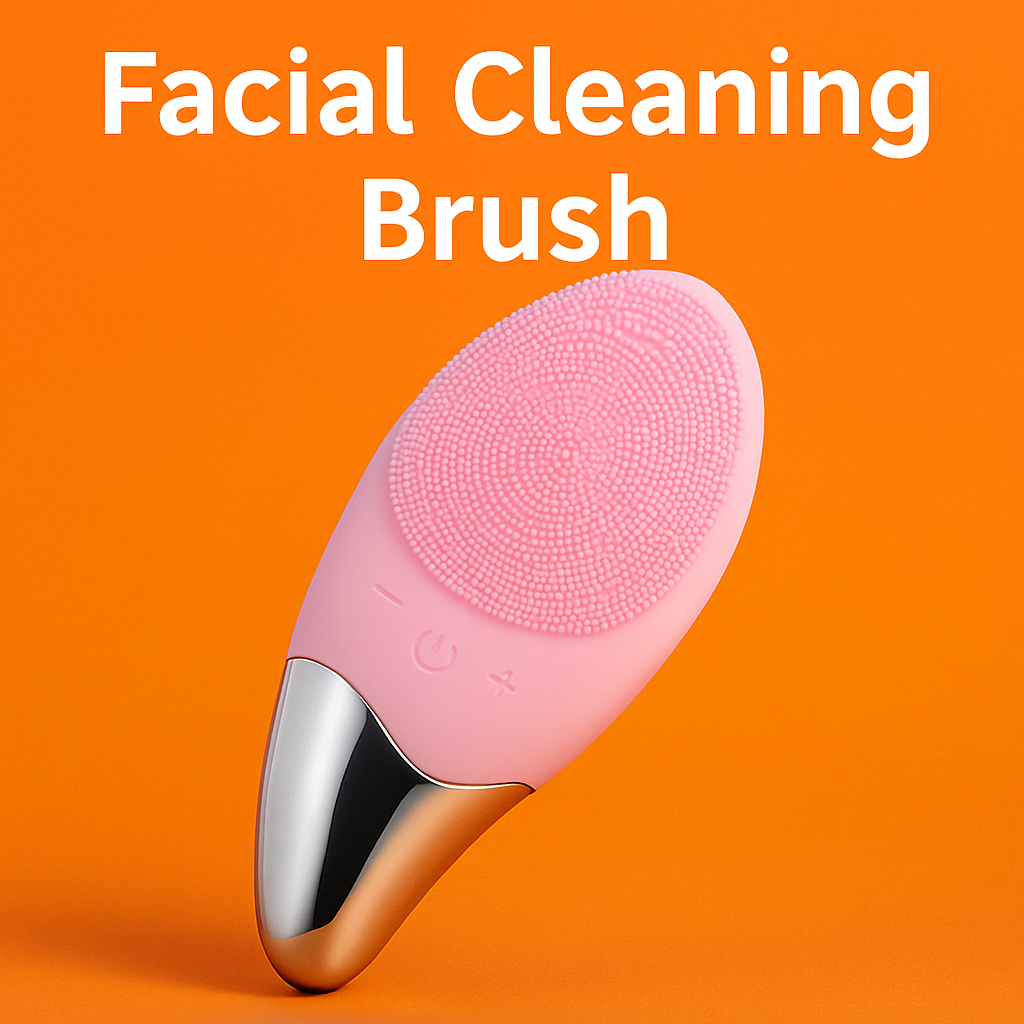 Silicone Facial Cleansing Brush – Electric Face Cleaning Brush (USB Rechargeable)-New