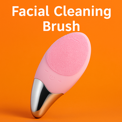 Silicone Facial Cleansing Brush – Electric Face Cleaning Brush (USB Rechargeable)-New