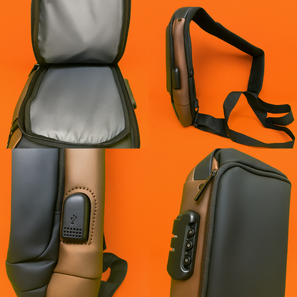 USB Charging Anti-Theft Shoulder Bag-NEW