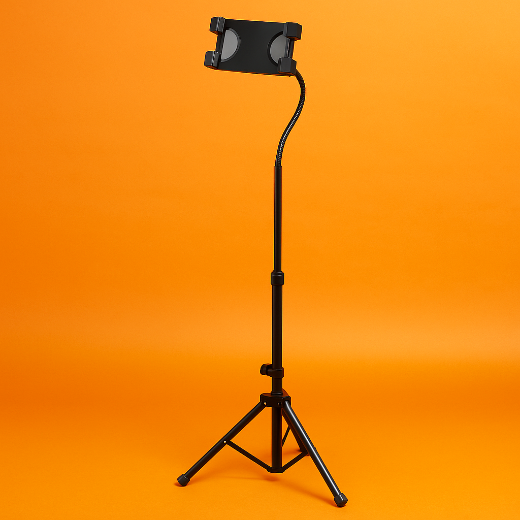 LIUGAST Tripod Stand for Tablet and Smartphone with Adjustable Height-NEW