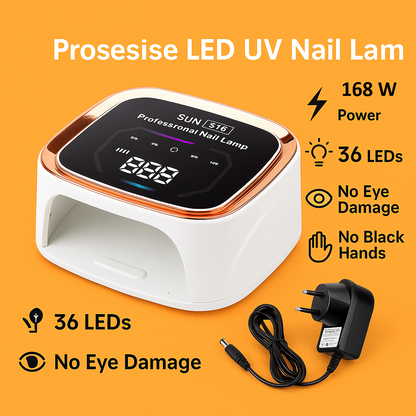 168W Cordless LED/UV Nail Lamp-NEW