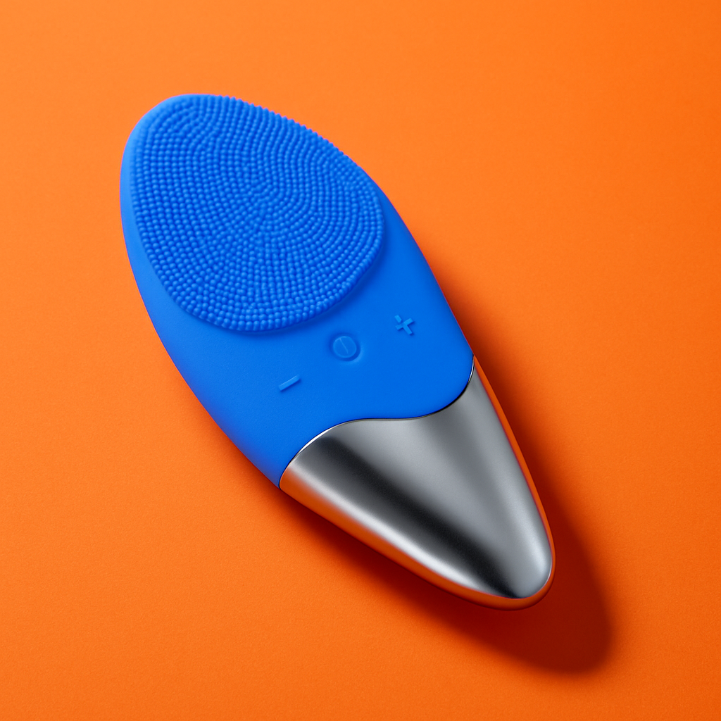 Facial Massager Brush Silicone Face Cleansing Electric Scrubber Skin Cleaner AU-NEW
