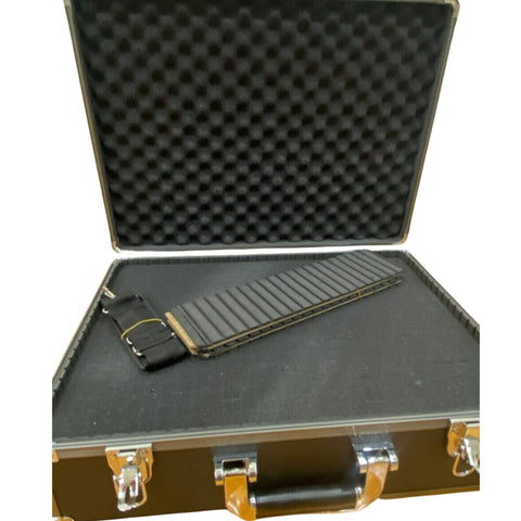 Camera Aluminium Hard Case with Foam Insert Carry Strap Lockable Large Size MEL