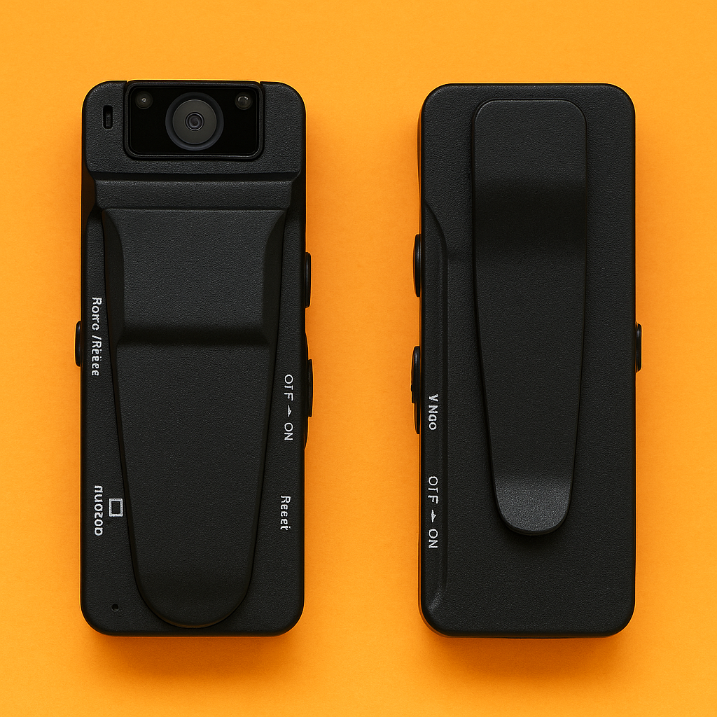 1080P Mini Police Body Camera with 180° Rotation & IR Night Vision-NEW